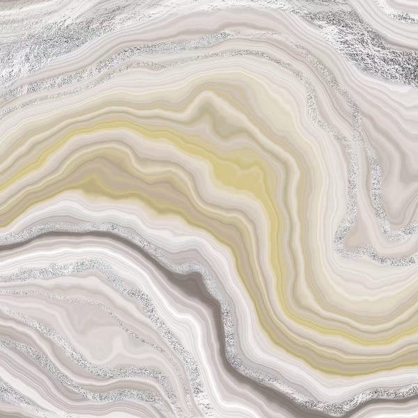 Agates, Geodes & Minerals: Sterling Fluidity by 5by5collective