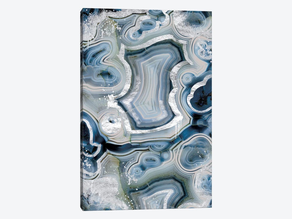 Sterling Sapphire Geode by 5by5collective 1-piece Art Print