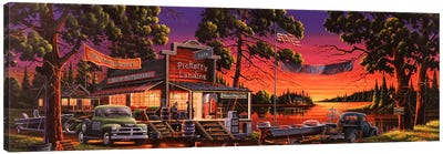 Small Town Bass Tournament Canvas Art Print - Geno Peoples