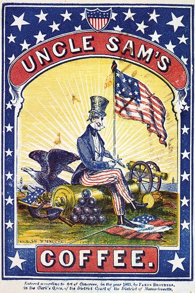 The Granger Collection: Coffee Label, C1863 by Kilburn & Mallory