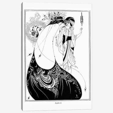 Wilde: Salome Canvas Print #GER10} by Aubrey Beardsley Canvas Art