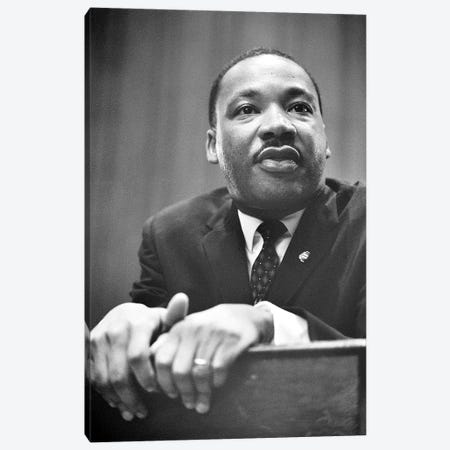 Martin Luther King, Jr Canvas Print #GER119} by Marion Trikosko Canvas Art Print