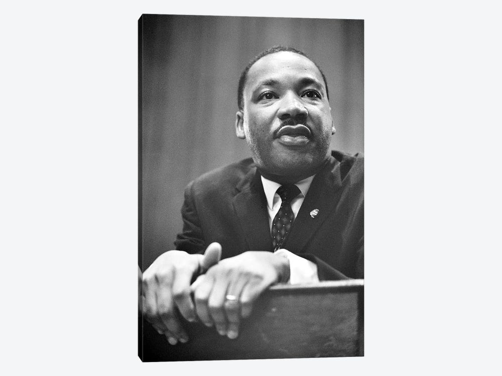 Martin Luther King, Jr by Marion Trikosko 1-piece Canvas Print