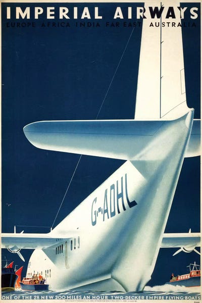 The Granger Collection: Airline Poster, 1936 by Mark Severin