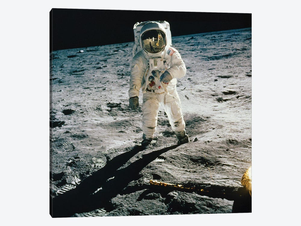 Apollo 11: Buzz Aldrin by Neil Armstrong 1-piece Art Print