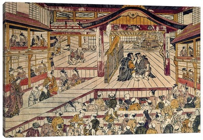 Japan: Kabuki Theater Canvas Art Print