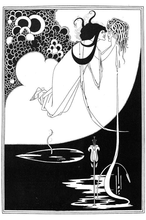 Wilde: Salome IV by Aubrey Beardsley wall art