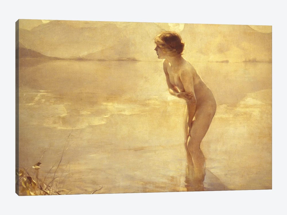 Chabas: September Morn by Paul Chabas 1-piece Canvas Print