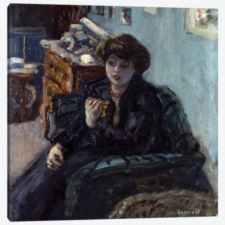 Bonnard: Lady, 19Th C Canvas Print #GER136} by Pierre Bonnard Canvas Art