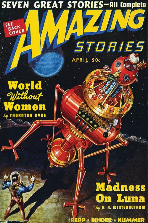 Science Fiction Cover, 1939 by Robert Fuqua wall art