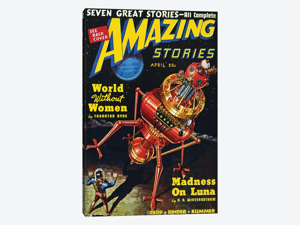 Science Fiction Cover, 1939 by Robert Fuqua 1-piece Art Print