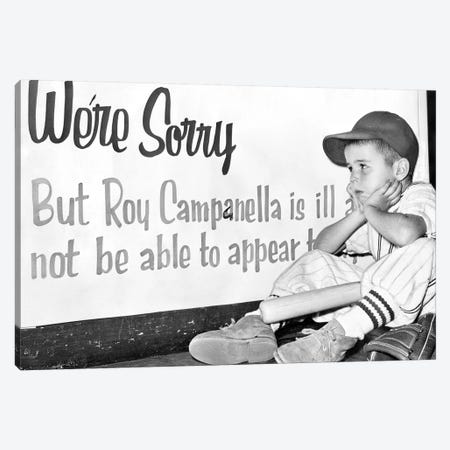 Disappointed Boy, 1957 Canvas Print #GER139} by Roger Higgins Canvas Print