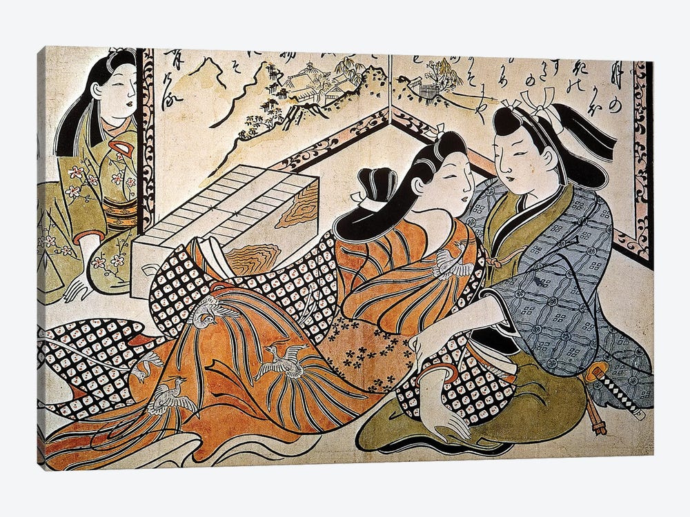 Japan: Lovers by Sugimura Jihei 1-piece Canvas Art