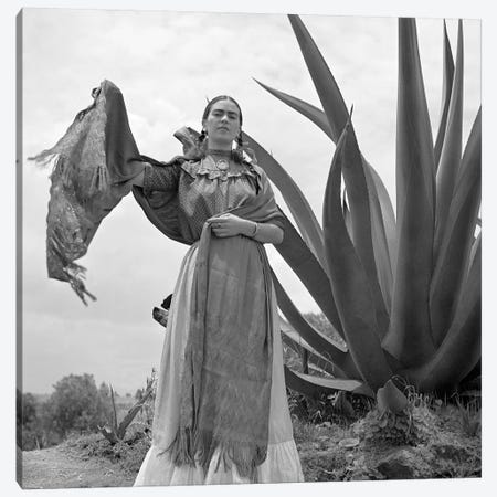 Frida Kahlo (1907-1954) Canvas Print #GER149} by Toni Frissell Canvas Wall Art