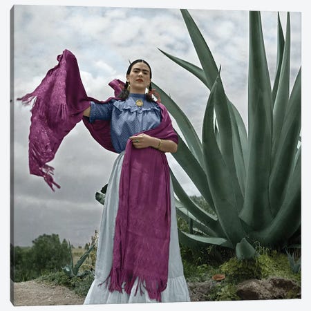 Frida Kahlo (1907-1954) Canvas Print #GER151} by Toni Frissell Canvas Print