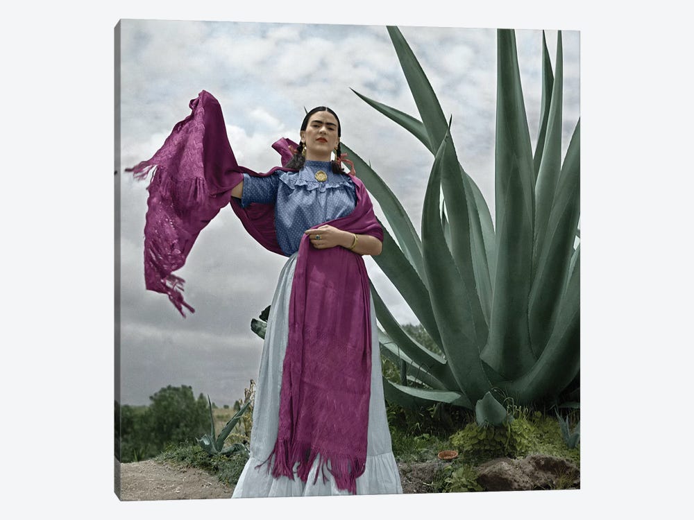 Frida Kahlo (1907-1954) by Toni Frissell 1-piece Canvas Art Print