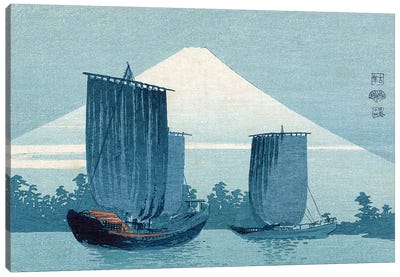 Japan: Sailboats, C1910 Canvas Art Print - Granger