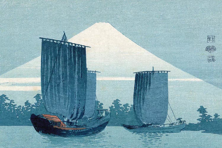 Japan: Sailboats, C1910 by Uehara Konen wall art