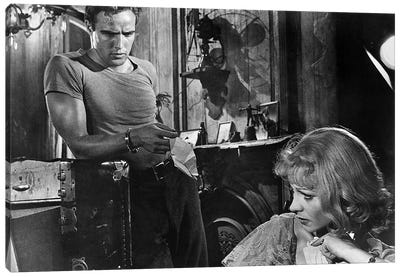 A Streetcar Named Desire Canvas Art Print - Golden Age of Hollywood Art
