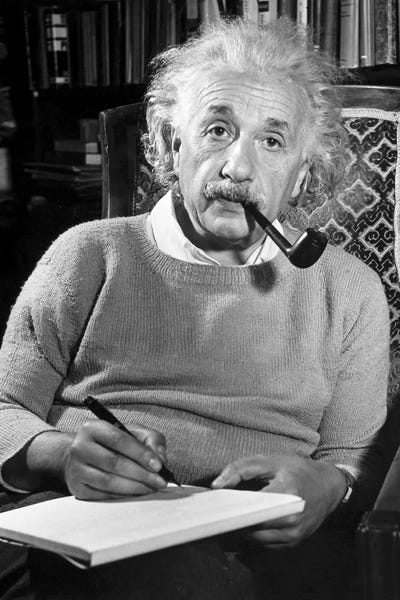 Unknown: Albert Einstein (1879-1955) by Unknown