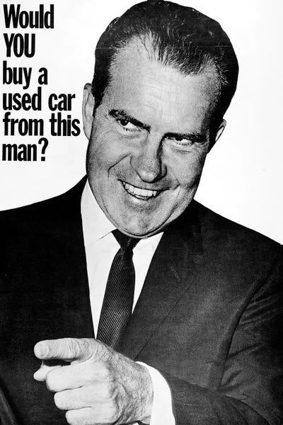 Unknown: Anti-Nixon Poster, 1960 by Unknown