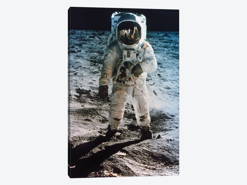 Apollo 11: Buzz Aldrin by Unknown 1-piece Canvas Print