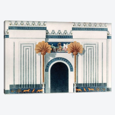 Assyrian Temple Canvas Print #GER176} by Unknown Canvas Wall Art