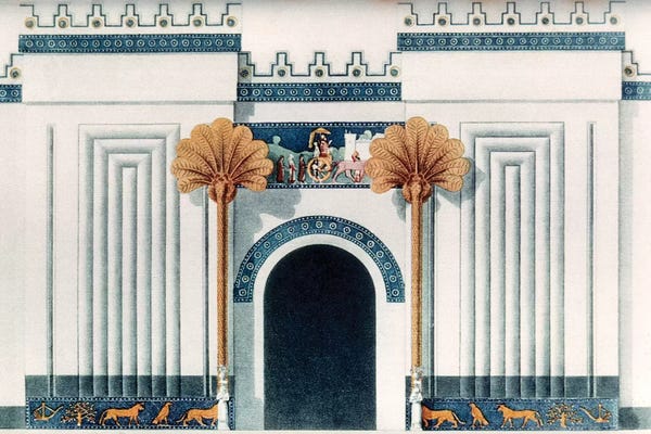 Unknown: Assyrian Temple by Unknown