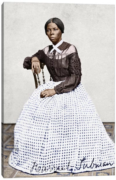 Harriet Tubman (C1823-1913) Canvas Art Print - Advocacy Art