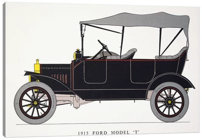 Auto: Model T Ford, 1915 Canvas Art Print