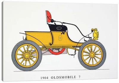 Auto: Oldsmobile, 1904 Canvas Art Print - Granger