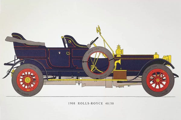 Unknown: Auto: Rolls-Royce, 1908 by Unknown