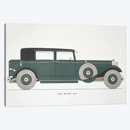Automobile: Stutz, 1929 Canvas Print #GER183} by Unknown Canvas Artwork