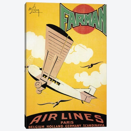 Aviation Poster, 1926 Canvas Print #GER184} by Unknown Canvas Art Print