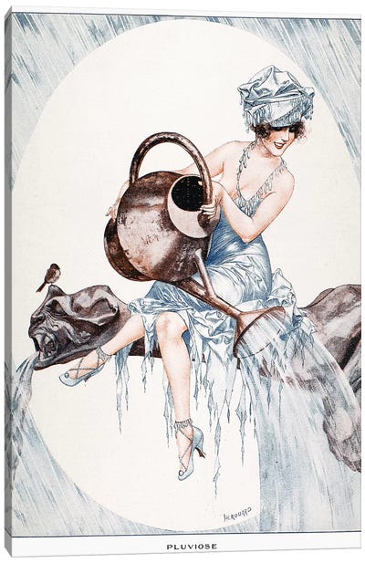 Beauty And The Beast, 1921 Canvas Art Print - Granger