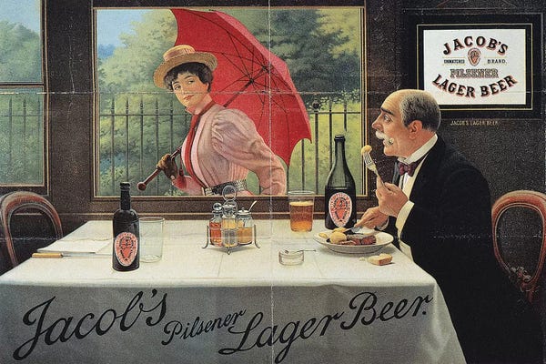 Unknown: Beer Advertisement, 1898 by Unknown