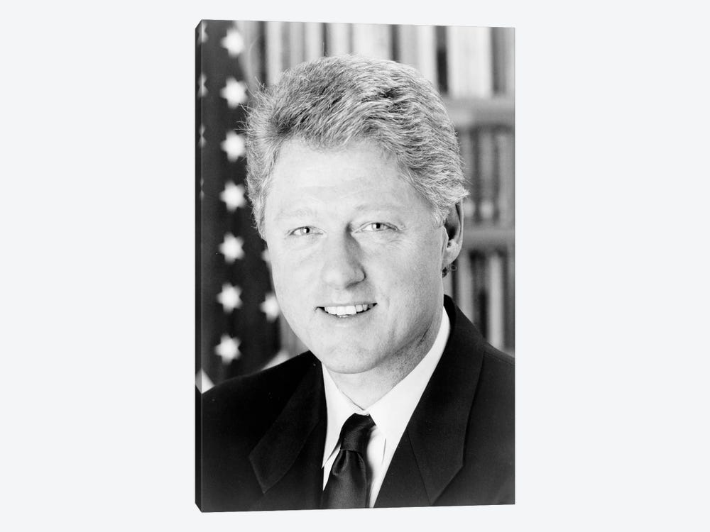 Bill Clinton (1946- ) by Unknown 1-piece Canvas Print