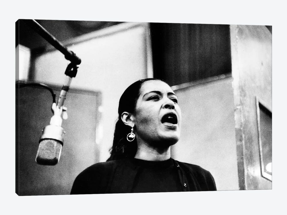 Billie Holiday (1915-1959) by Unknown 1-piece Canvas Print