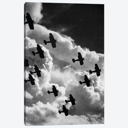 Biplanes, C1917 Canvas Print #GER196} by Unknown Canvas Wall Art