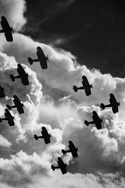 The Granger Collection: Biplanes, C1917 by Unknown