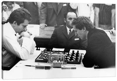 Bobby Fischer (1943-2008) Canvas Art Print - Granger