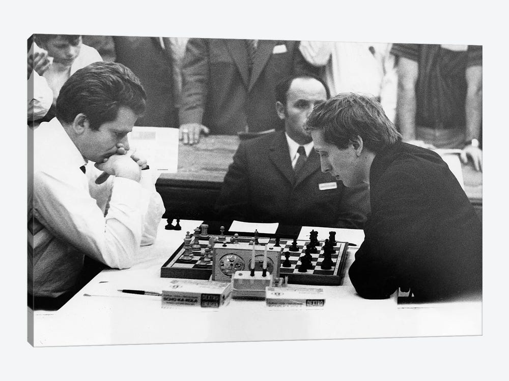 Bobby Fischer (1943-2008) by Unknown 1-piece Canvas Art Print