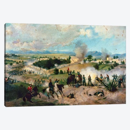 Battle Of Molino Del Rey Canvas Print #GER19} by C. Escalante Canvas Artwork