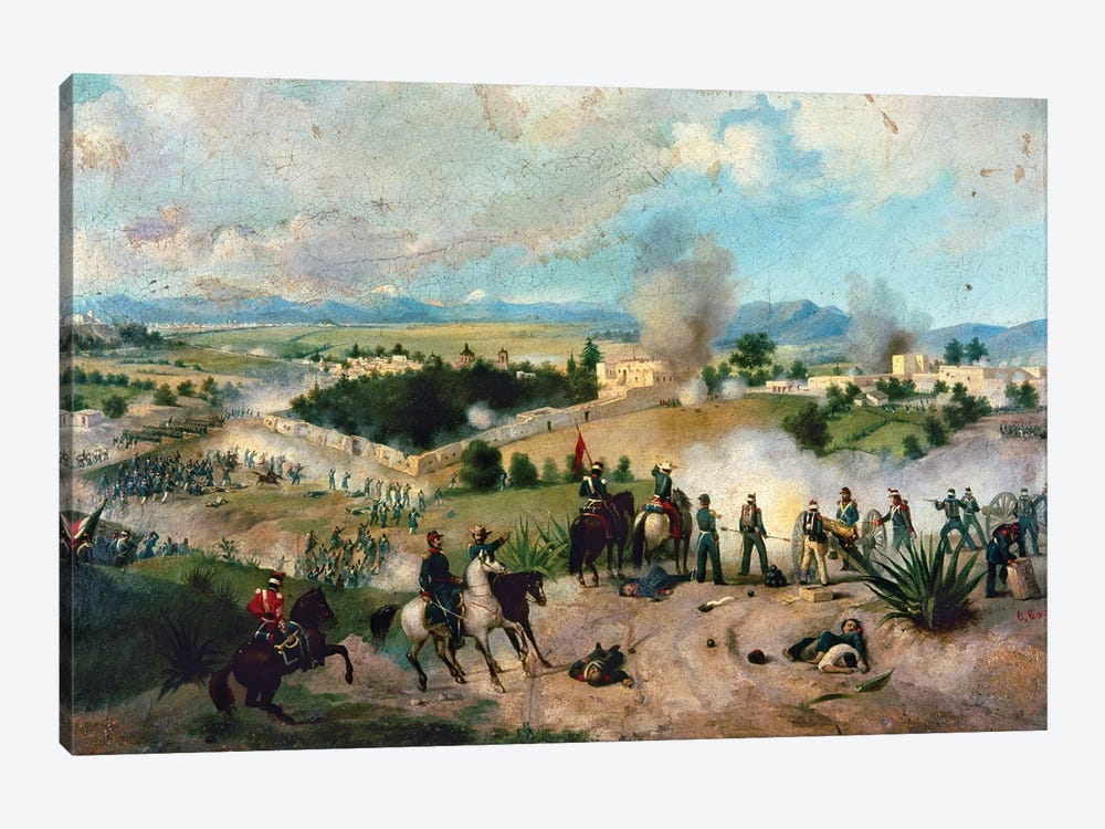 Battle Of Molino Del Rey by C. Escalante 1-piece Art Print