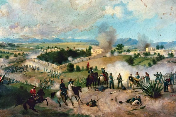 The Granger Collection: Battle Of Molino Del Rey by C. Escalante