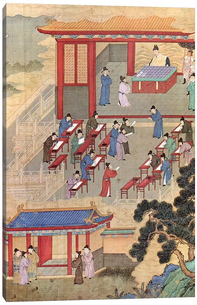 China: Confucian Scholars Canvas Art Print
