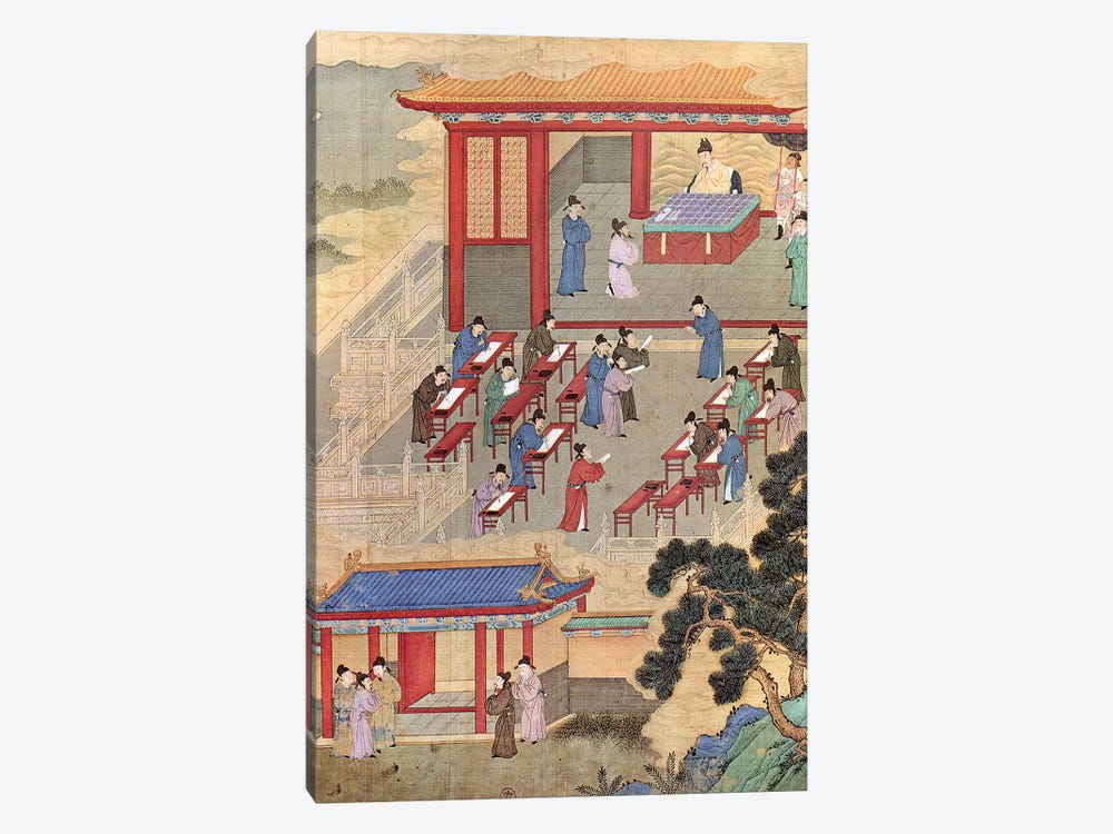 China: Confucian Scholars by Unknown 1-piece Canvas Artwork