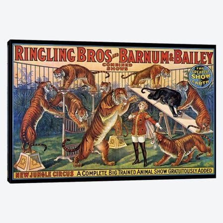 Circus Poster, 1920S Canvas Print #GER212} by Unknown Canvas Art