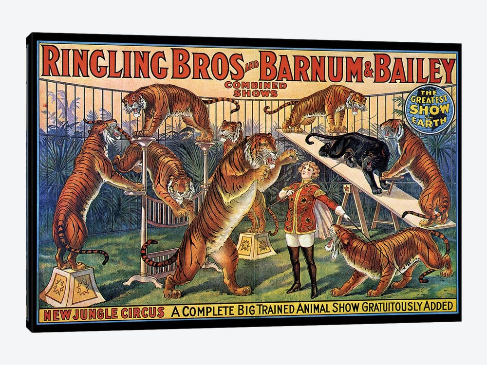 Circus Poster, 1920S by Unknown 1-piece Canvas Art