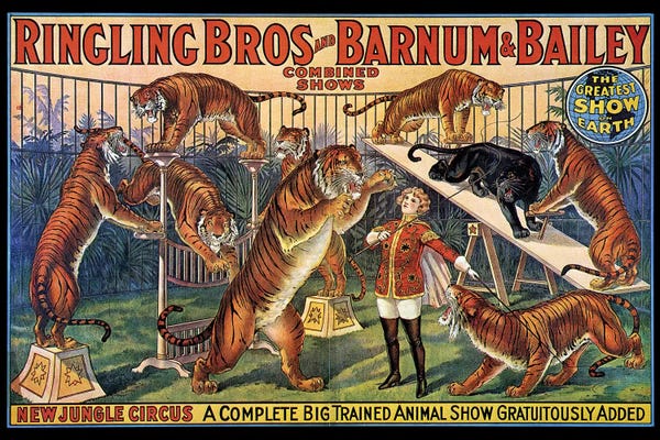 Unknown: Circus Poster, 1920S by Unknown